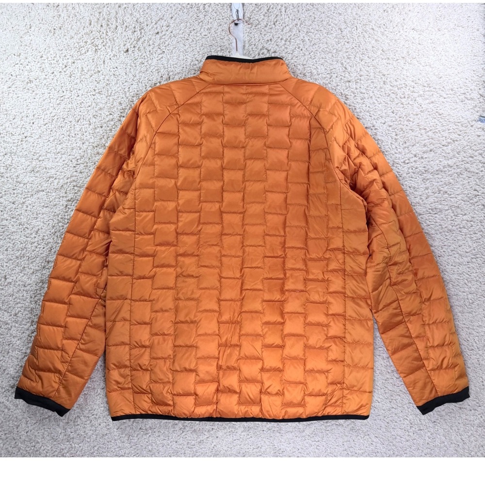 Mountain Hardwear Puffer Coat Mens Large Orange Thermostatic Lightweight Jacket - Picture 3 of 9